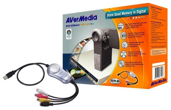 Capturadora de vídeo - AVerMedia DVD EZMarker, USB 2.0