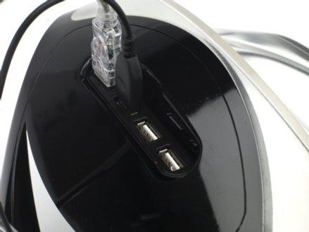 Soporte para portátil - Fellowes Smart Suites, cuatro puertos USB 2.0 y ajustable a tres alturas