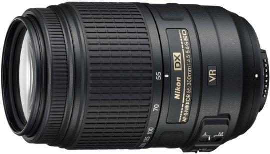 Objetivo - Nikon DX AF-S 55-300 mm VR, f/4.5-5.6