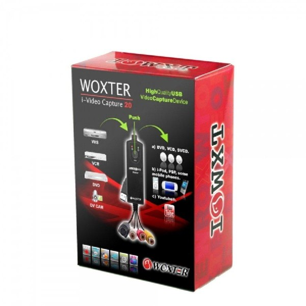 Capturadora de vídeo - Woxter I-Video Capture 20, imagen de alta calidad
