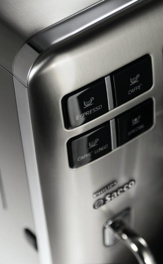 Cafetera superautomática - Saeco HD8856/01 Exprelia Presión de 15 bares, Molinillo ajustable,