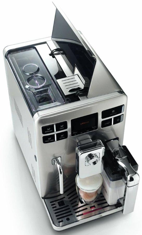 Cafetera superautomática - Saeco HD8856/01 Exprelia Presión de 15 bares, Molinillo ajustable,