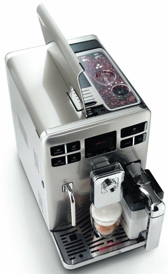 Cafetera superautomática - Saeco HD8856/01 Exprelia Presión de 15 bares, Molinillo ajustable,