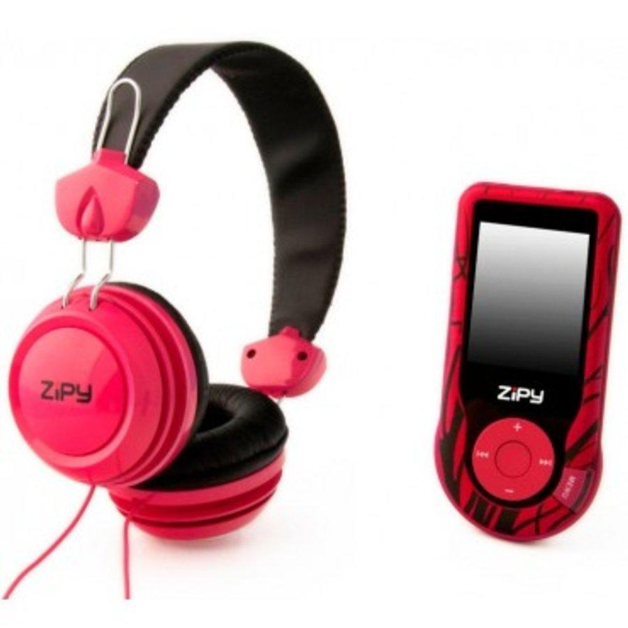 Reproductor MP4 con auriculares - Zipy Iguana, 4Gb, pantalla 1.8"