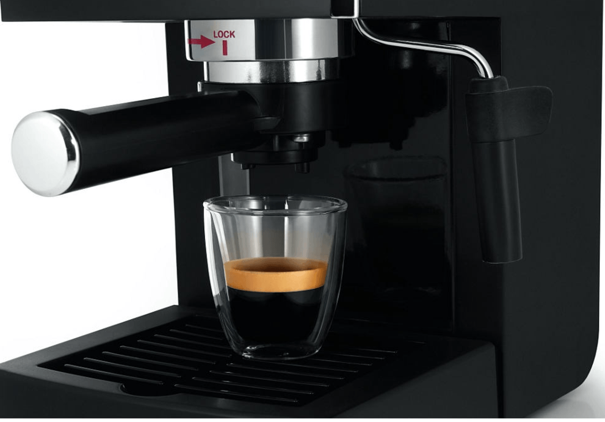 Cafetera express - Saeco HD8323/01 POEMIA FOCUS 15 Bares de presión, Bomba de presión de Acero,