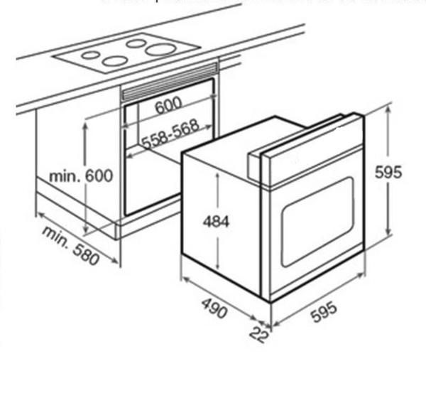 Horno - Elegance EH615INOX Inox, Multifunción, Clase energética A+
