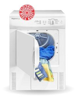 Secadora - Elegance EDC690 Condensación, 6 Kg, Sensor de Humedad