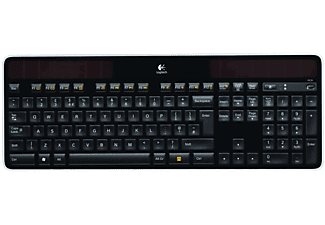 Logitech K750 RF inalámbrico QWERTY Inglés del Reino Unido Negro teclado
