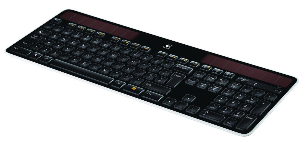 Logitech K750 RF inalámbrico QWERTY Inglés del Reino Unido Negro teclado
