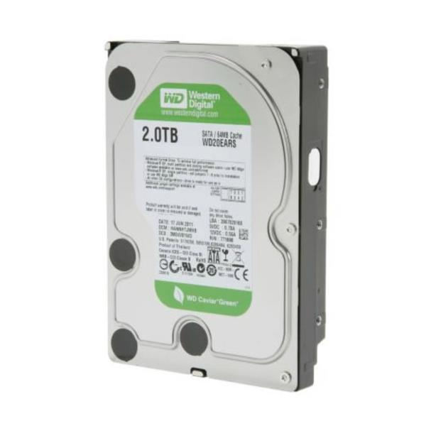 Disco duro 2 TB - WD Caviar Green interno, SATA 2 y 3.5"
