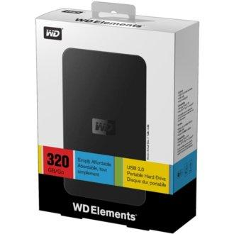 Western Digital Elements 320GB 2.5" USB 2.0 Negro