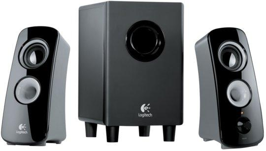 Altavoces para PC-Logitech Speaker System Z323, Subwoofer, sistema 2.1 estéreo
