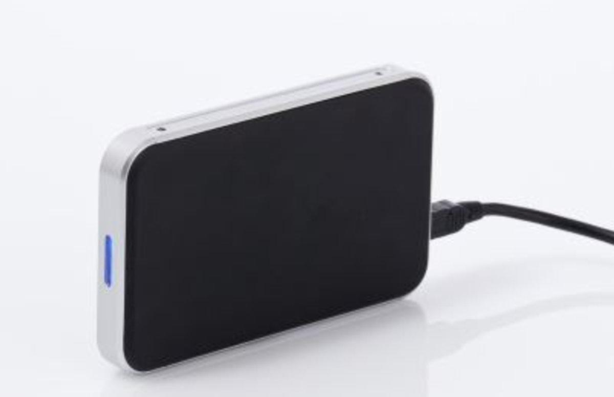Carcasa externa en aluminio para disco duro de 2,5 pulgadas SATA + IDE - BLUESTORK