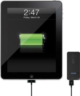 Batería Power Bank - iLuv, externa, cargador universal, 1250mAh, USB, LEDs de carga y de color