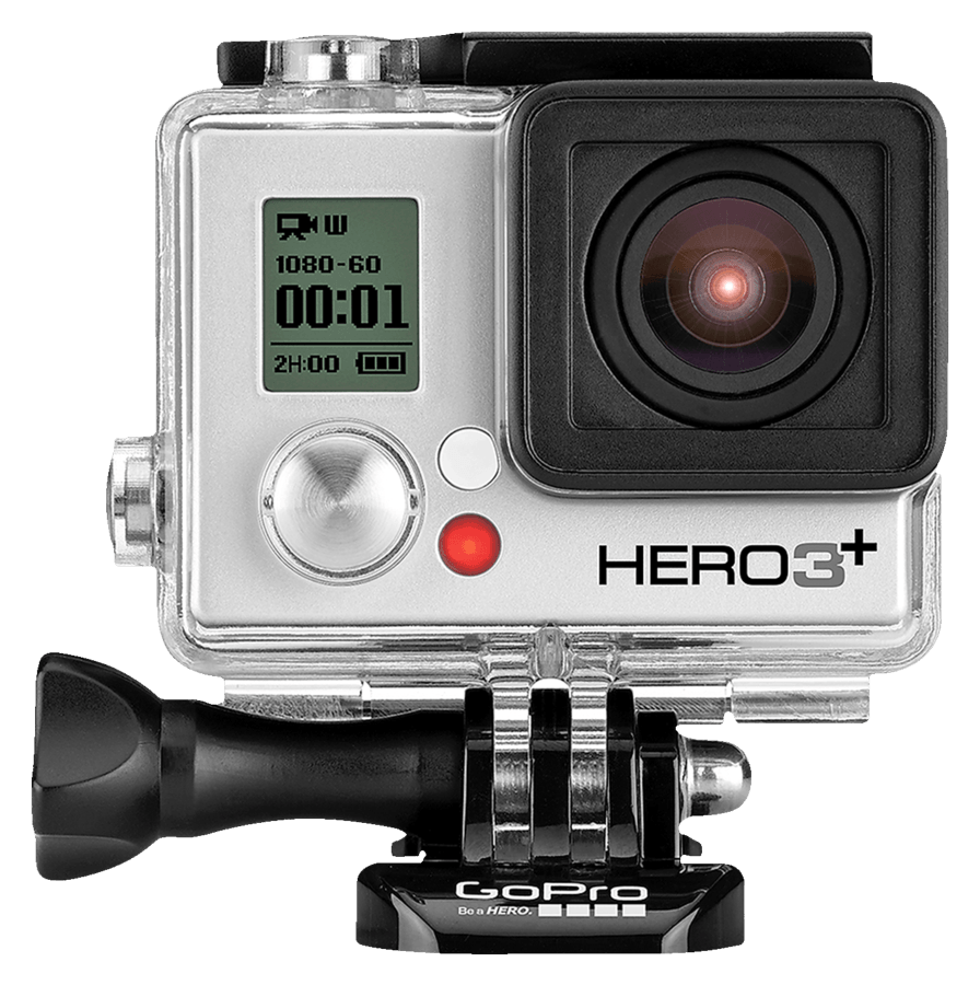 Videocámara deportiva - GoPro Hero3+ Silver Edition, Full HD, 10 Mp