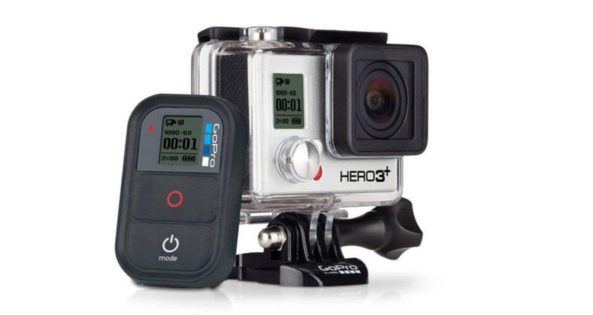 Videocámara outdoor - GoPro Hero 3+ Black Surf Edition, Full HD, 12 Mp, 4K