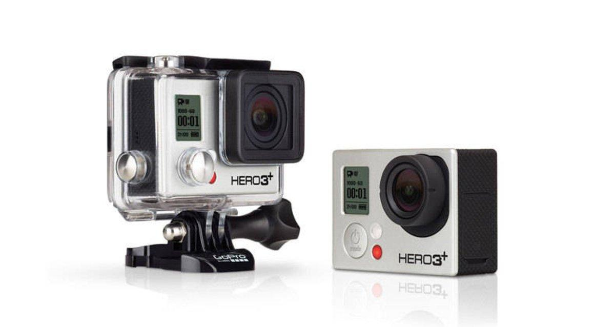 Videocámara outdoor - GoPro Hero 3+ Black Surf Edition, Full HD, 12 Mp, 4K