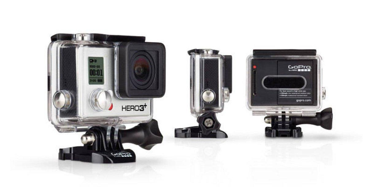 Videocámara outdoor - GoPro Hero 3+ Black Surf Edition, Full HD, 12 Mp, 4K