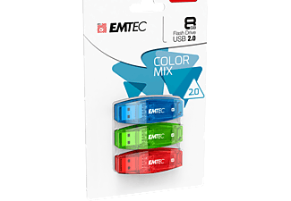 EMTEC C410 - Clé USB  (8 GB, Multicolore)