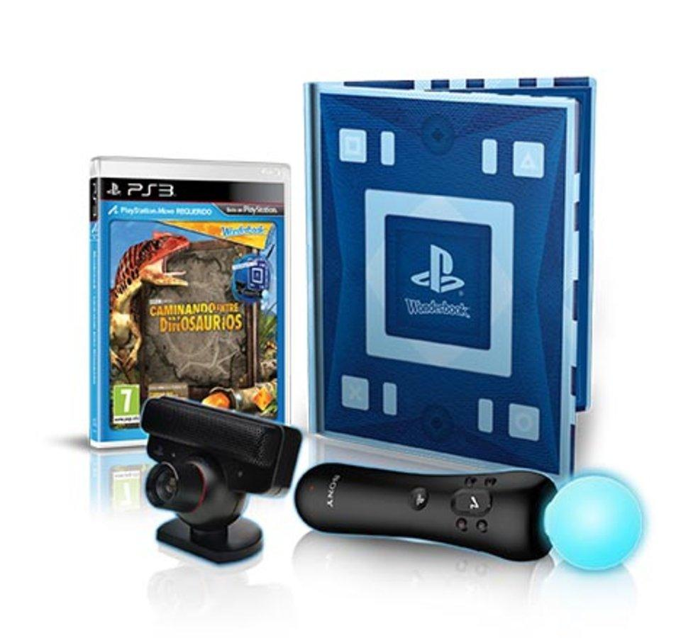 Consola - Sony - PS3 Blanca, 12Gb + Pack Move Caminando entre Dinosaurios