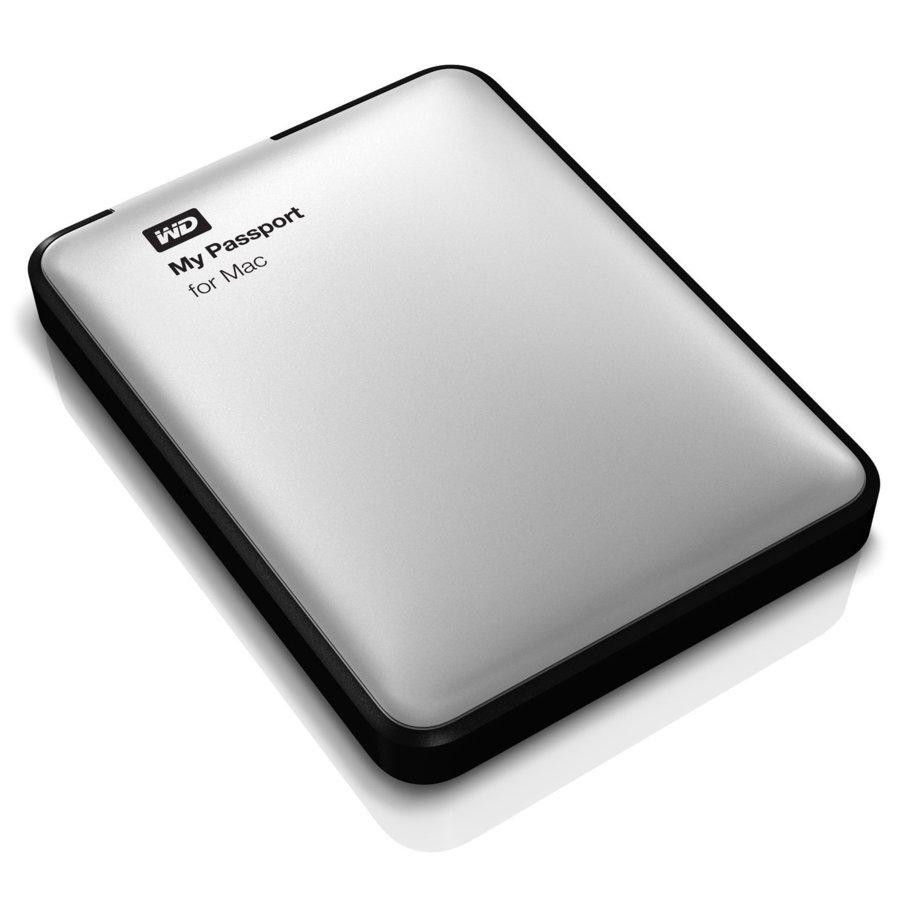 Disco duro de 1Tb - WD My Passport for Mac, externo, 2,5 pulgadas, USB 3.0, color plateado