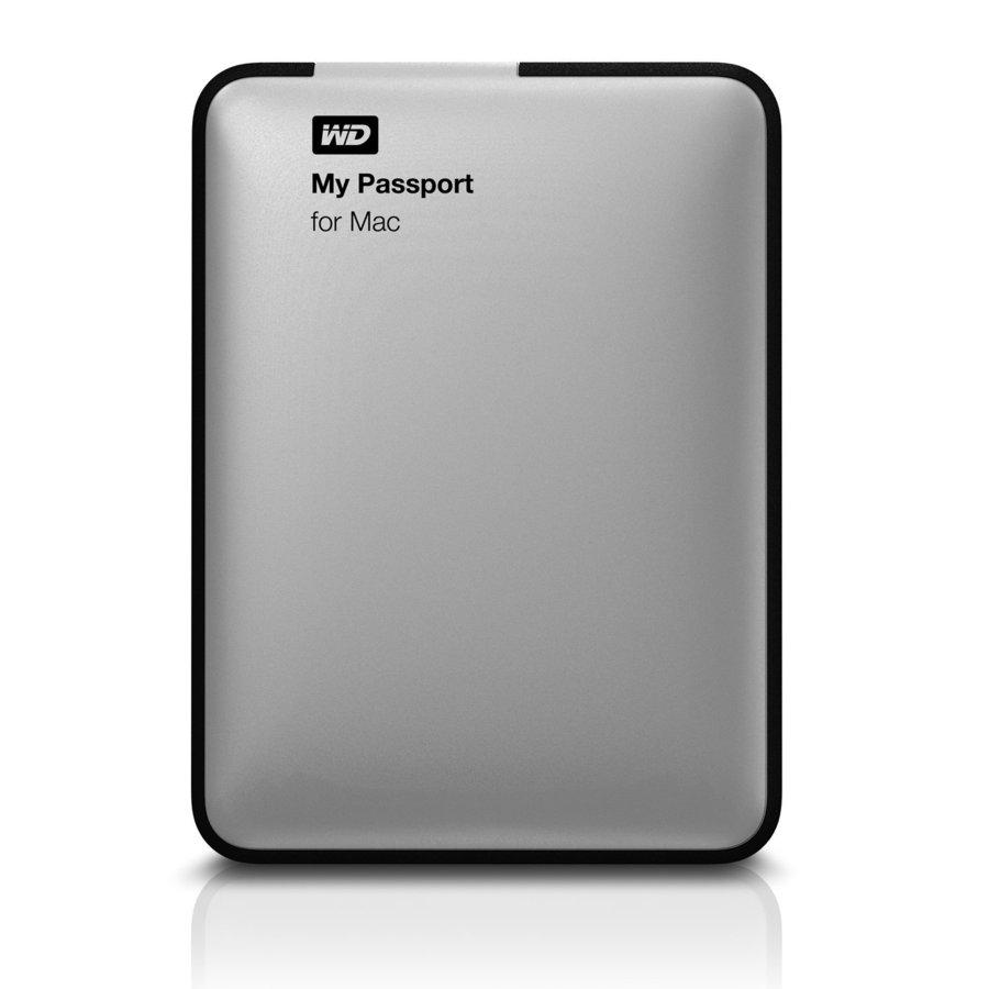 Disco duro de 1Tb - WD My Passport for Mac, externo, 2,5 pulgadas, USB 3.0, color plateado