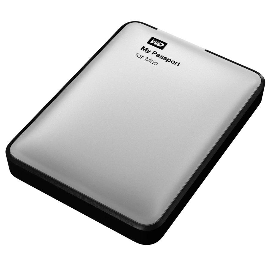 Disco duro de 1Tb - WD My Passport for Mac, externo, 2,5 pulgadas, USB 3.0, color plateado