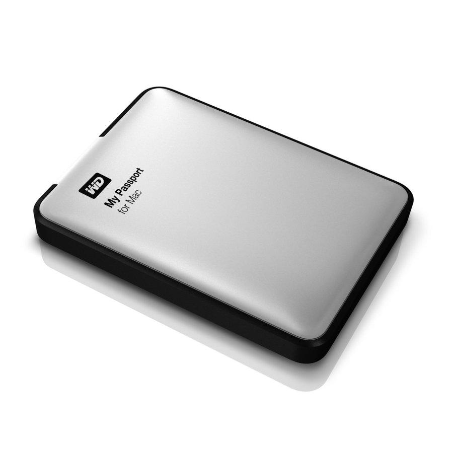 Disco duro de 1Tb - WD My Passport for Mac, externo, 2,5 pulgadas, USB 3.0, color plateado