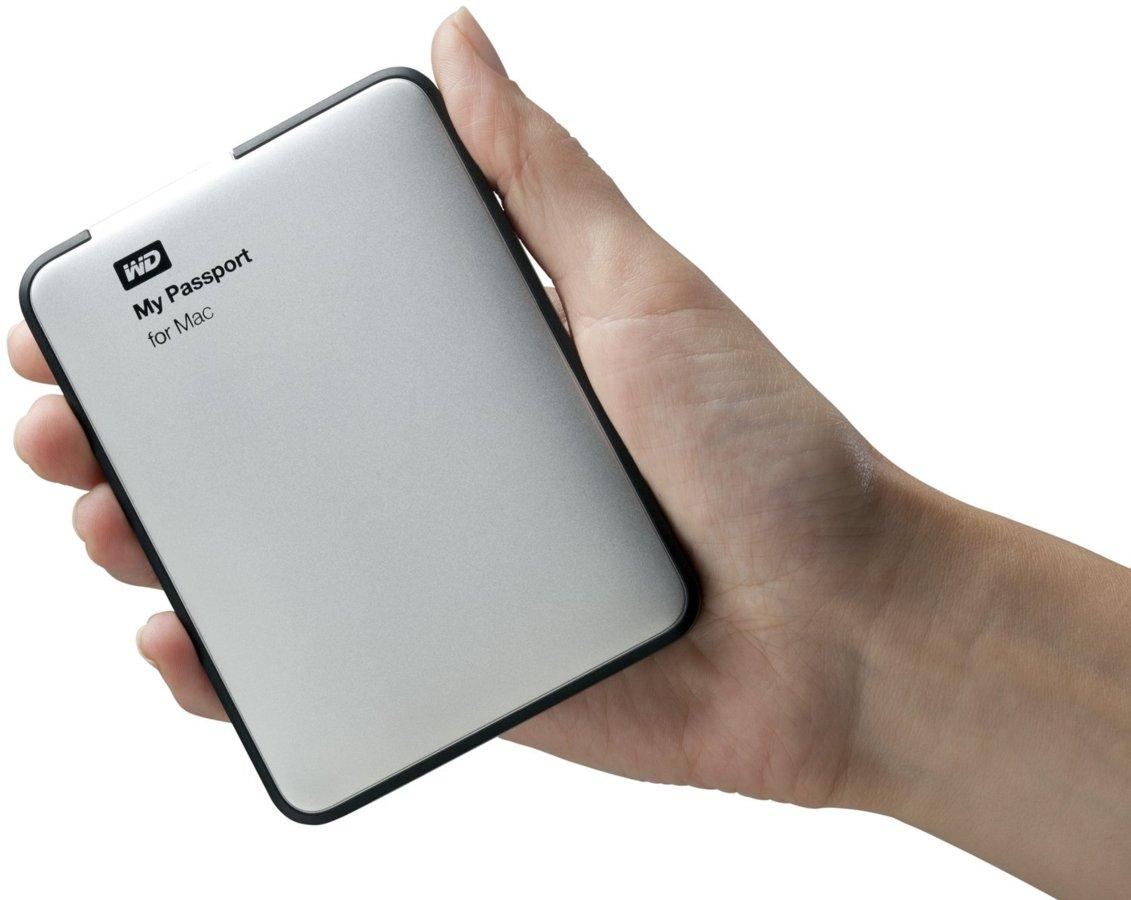 Disco duro de 1Tb - WD My Passport for Mac, externo, 2,5 pulgadas, USB 3.0, color plateado