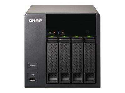 QNAP TS-420 Turbo NAS - NAS server - 0 GB - SATA 3Gb/s - RAID 0, 1, 5, 6, 10, JBOD, 5 Hot Spare -