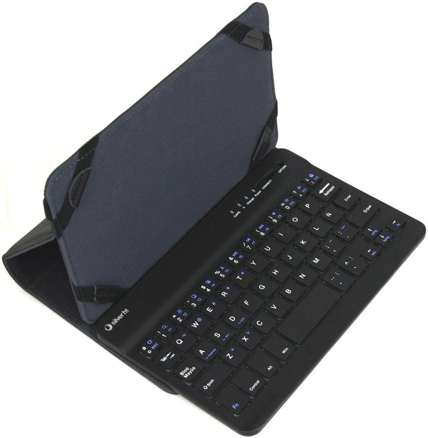 Funda con teclado para Tablet de 7" - Silver HT Gripcase Bluetooth