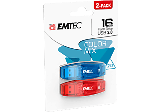 EMTEC C410 - Clé USB  (16 GB, Multicouleur)