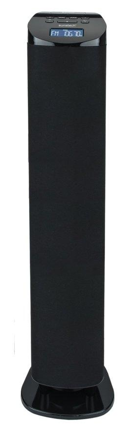 Torre de sonido - Sunstech STBT100 Negro, 2.1, Bluetooth, FM, 46W