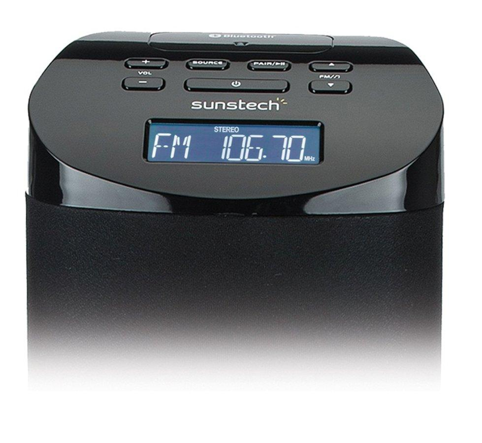 Torre de sonido - Sunstech STBT100 Negro, 2.1, Bluetooth, FM, 46W
