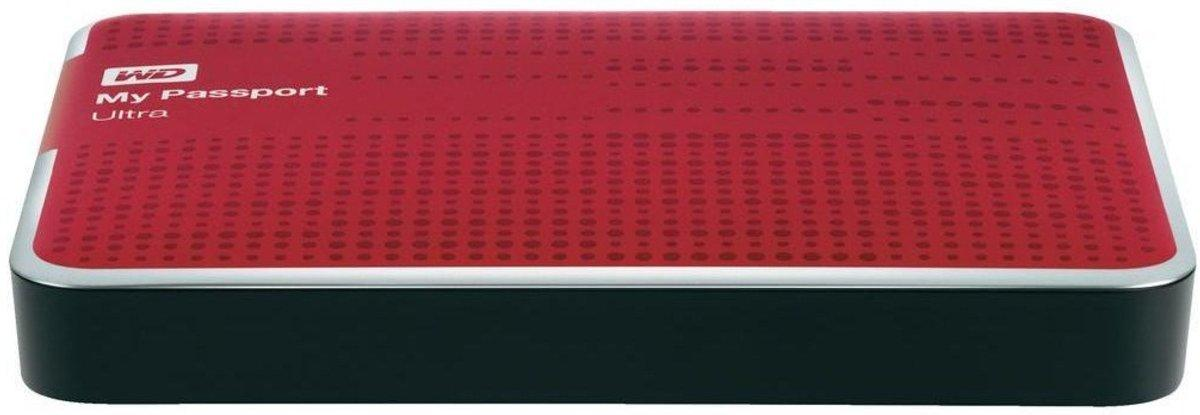 Disco duro de 2Tb - WD My Passport Ultra, externo de 2.5 pulgadas, USB 3.0 y en color rojo