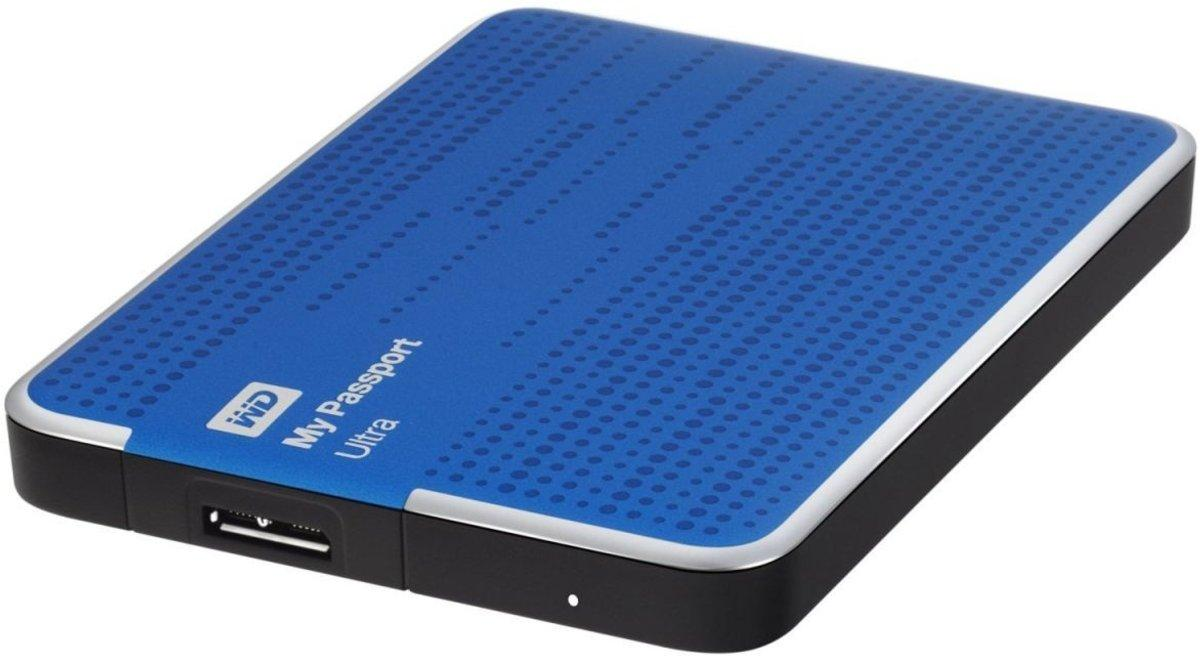 Disco duro de 2Tb - WD My Passport Ultra, externo de 2.5 pulgadas, USB 3.0 y en color azul