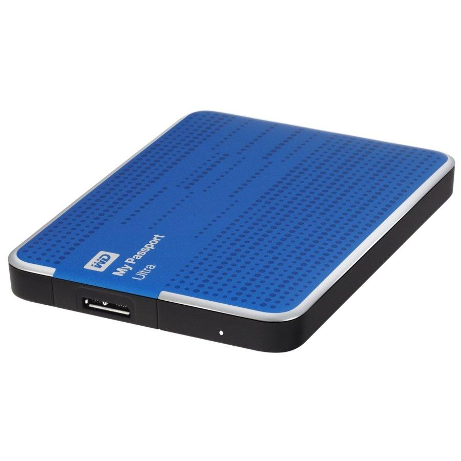 Disco duro de 500Gb - WD My Passport Ultra, USB 3.0, 2.5 pulgadas, color azul