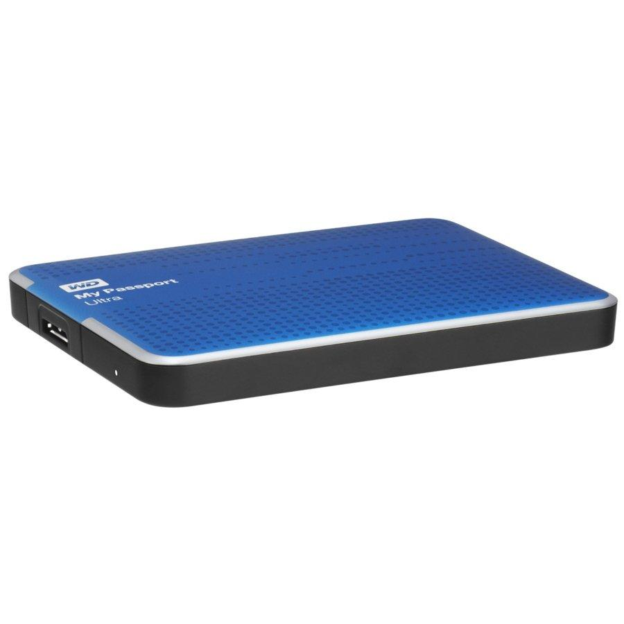 Disco duro de 500Gb - WD My Passport Ultra, USB 3.0, 2.5 pulgadas, color azul