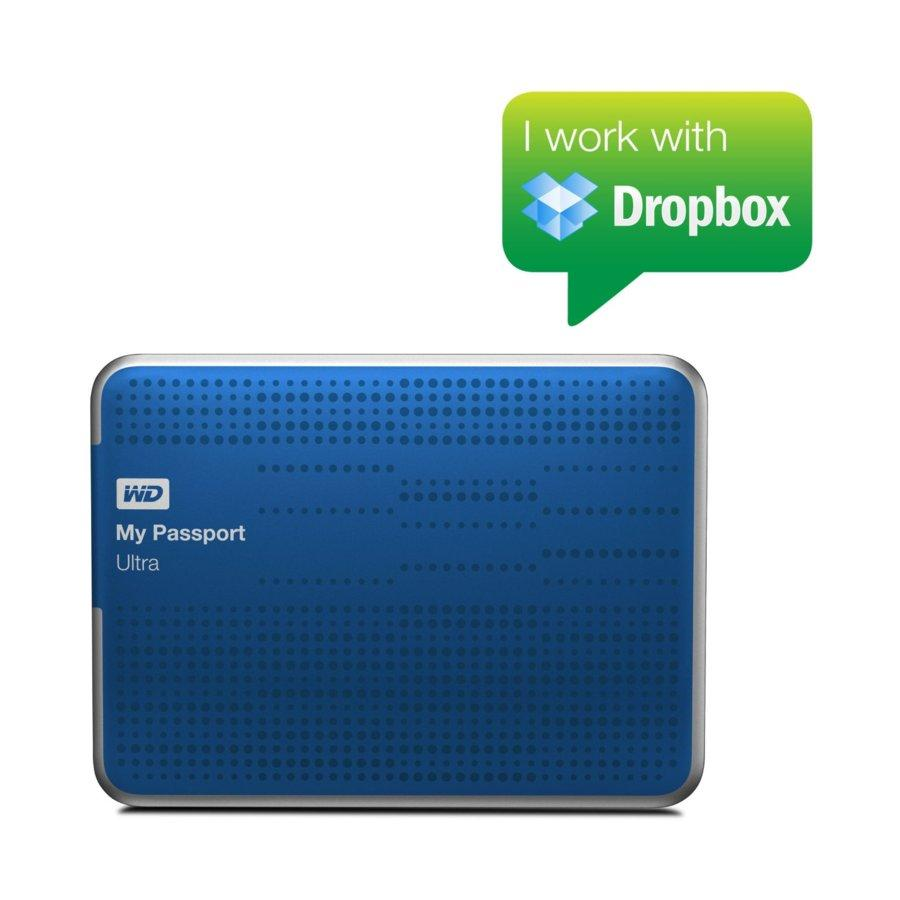 Disco duro de 500Gb - WD My Passport Ultra, USB 3.0, 2.5 pulgadas, color azul