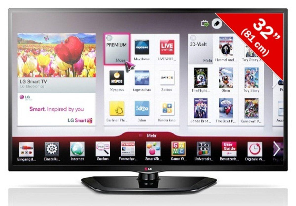 TV LED 32" - LG 32LN5707 Smart TV, HD Ready, WiFi Ready, 100Hz