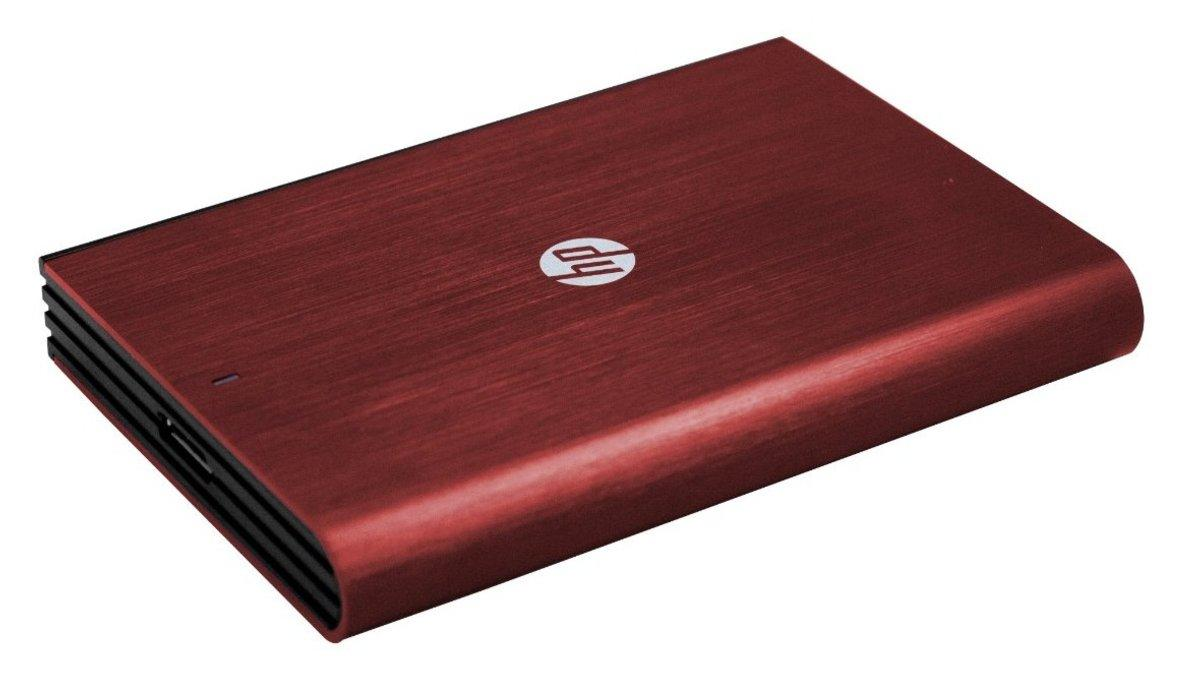 Disco duro de 500Gb - PNY HP P2050B, externo, 2,5 pulgadas, USB 3.0, color rojo