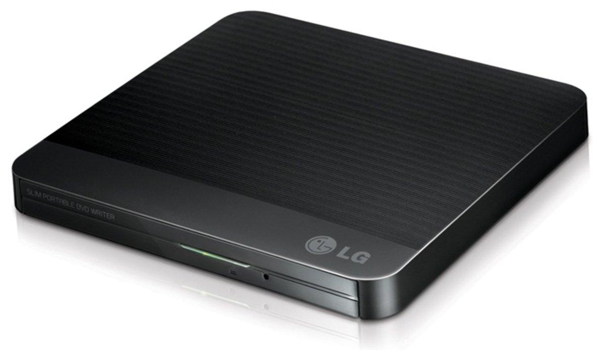 Grabadora DVD - LG GP50NB40, externa, 8 X, 480 Mbps, USB 2.0, 0.75MB, color negro
