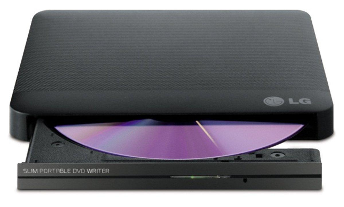 Grabadora DVD - LG GP50NB40, externa, 8 X, 480 Mbps, USB 2.0, 0.75MB, color negro