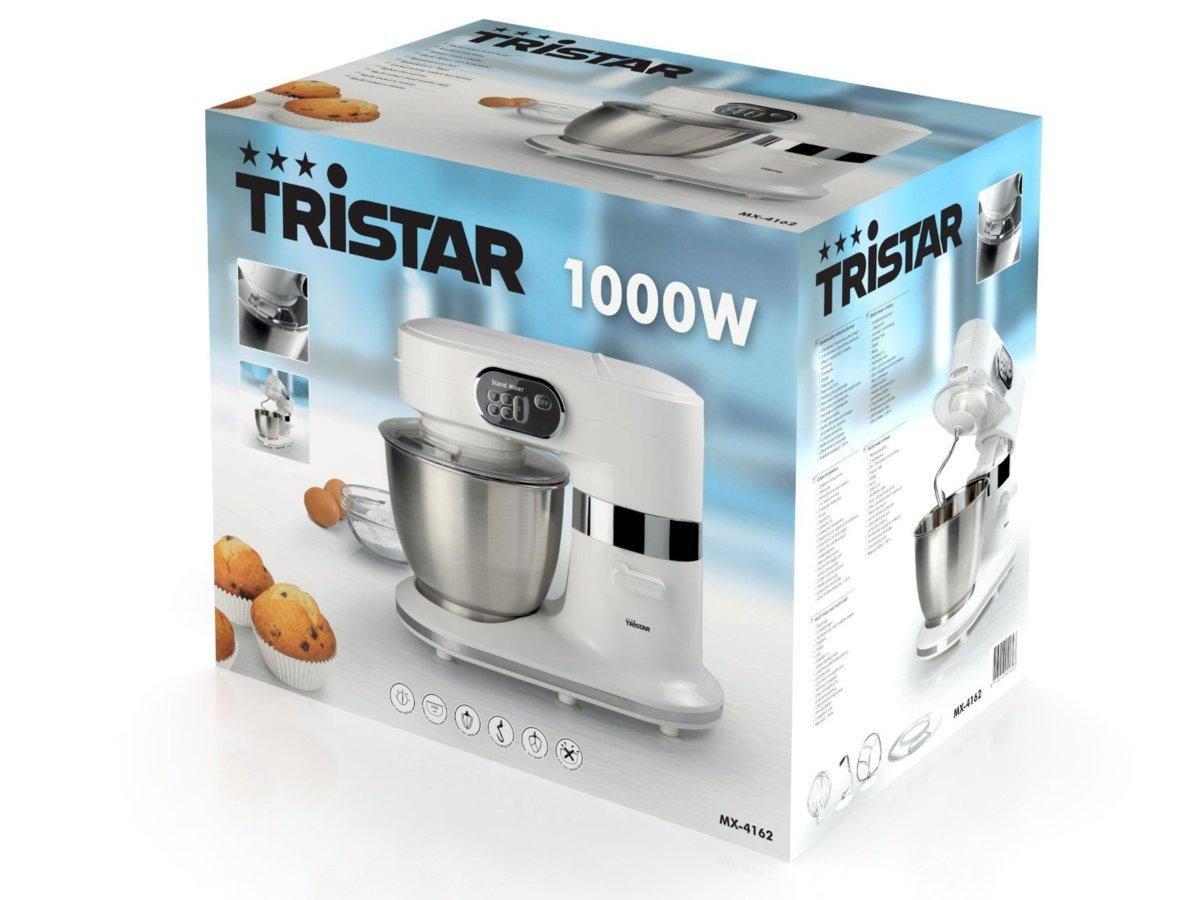 Procesador de alimentos - Tristar MX-4162 Potencia 1000W, Capacidad de 5L, Múltiples accesorios