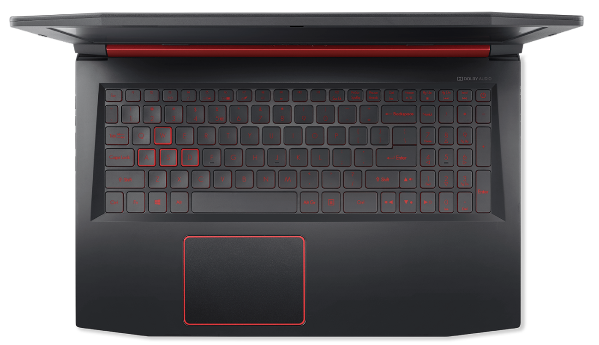 Portátil gaming - Acer Nitro 5, AN515-51-76J3, Full HD, 15.6 pulgadas, i7-7700HQ, 16 GB, 1 TB HDD,