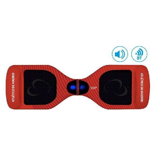Hoverboard - Woxter, SG27-046 smartGyro X2 Atlético de Madrid, Bluetooth, Altavoces Estéreo,