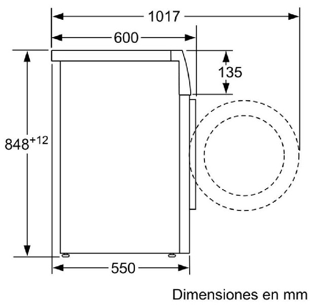 Lavadora carga frontal - Balay 3TS976BA, 7 kg, 1200 rpm, Programable,  Blanco