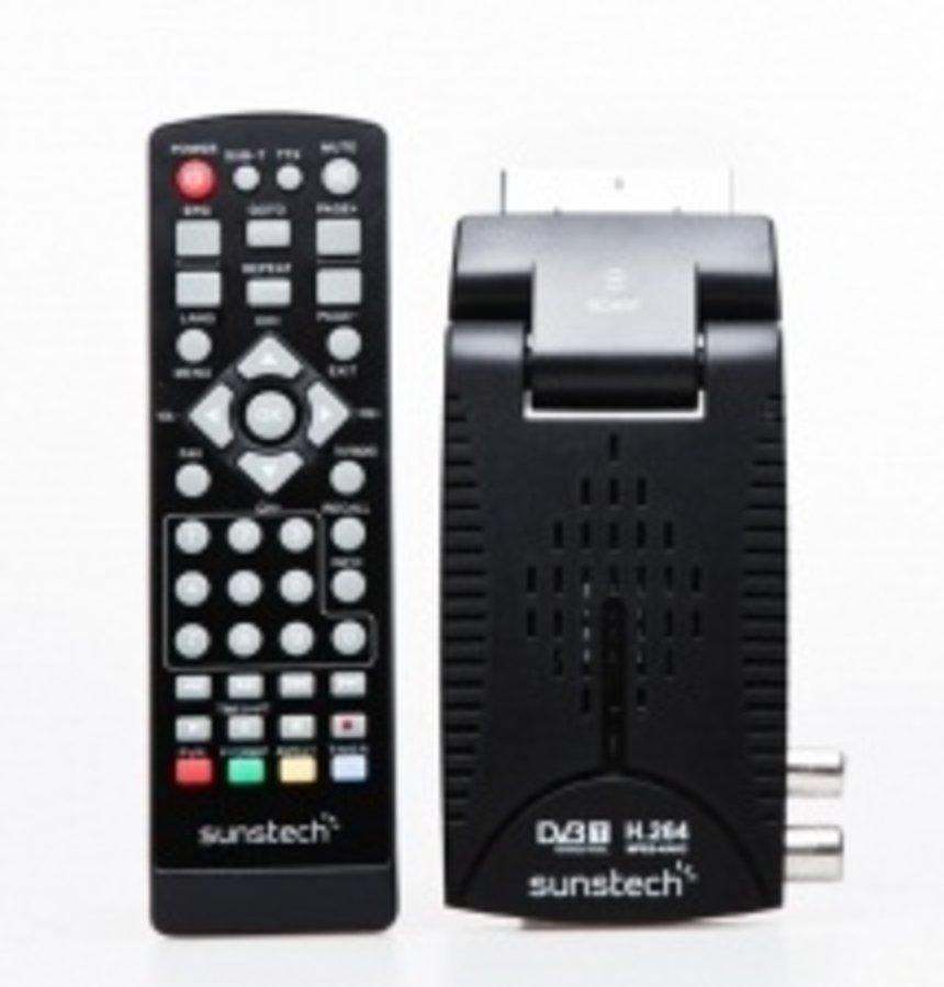 Sintonizador TDT - Sunstech DTBP600 HD HDMI, Euroconector, USB Grabador