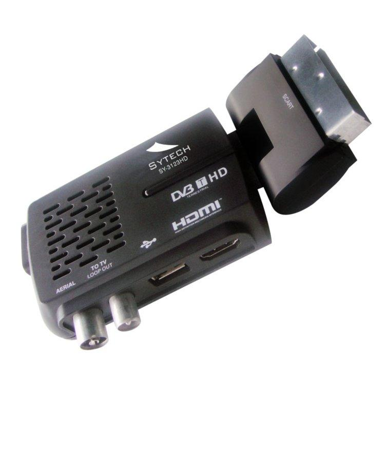 Sintonizador TDT - Sytech SY-3123 HD Euroconector, HDMI, USB Grabador
