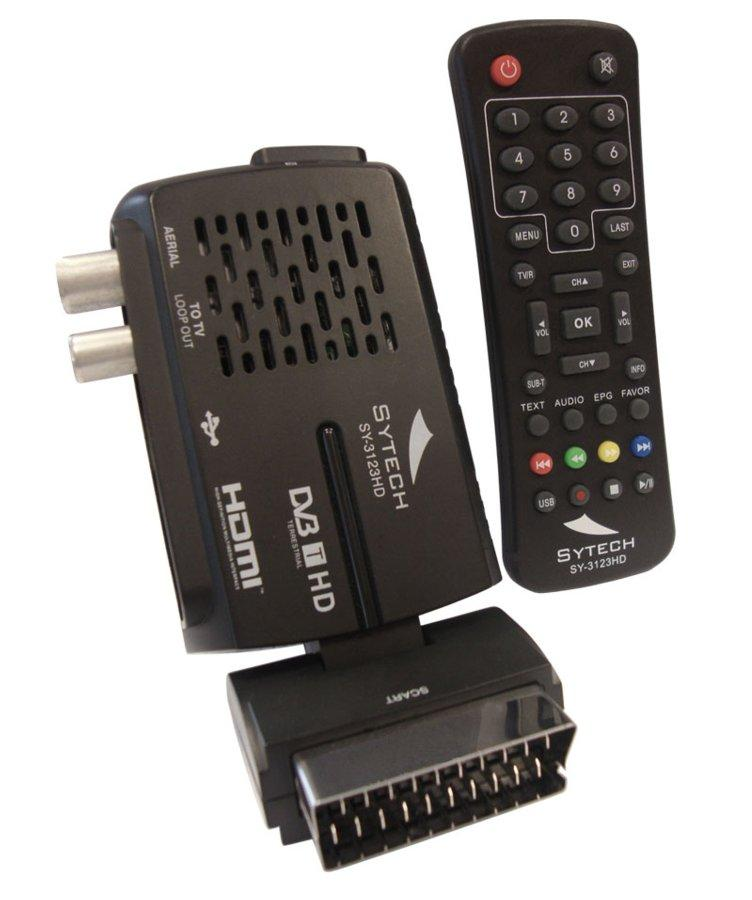 Sintonizador TDT - Sytech SY-3123 HD Euroconector, HDMI, USB Grabador